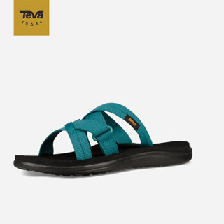 Teva/太哇凉鞋女Voya Slide平底舒适耐磨潮流夹脚拖 黑色 36