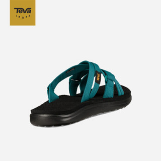 Teva/太哇凉鞋女Voya Slide平底舒适耐磨潮流夹脚拖 黑色 36