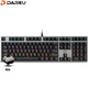 达尔优（dareu）108键混光版 108键机械合金混光版游戏背光机械键盘 黑银色 黑轴　
