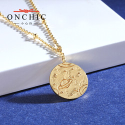 2020夏季新款Onchic纯银复古钱币骑士短款(45cm)