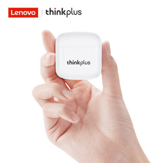 联想ThinkPlus  Trak Pods 真无线蓝牙耳机 商务入耳式 立体声 蓝牙耳5.0 运动跑步苹果安卓手机通用 白色