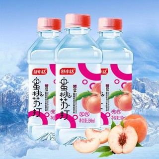 舒小达 蜜桃苏打 果味饮料 350ml*12瓶