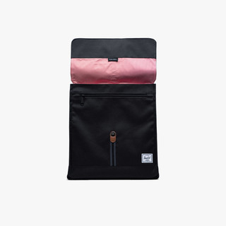 Herschel City 中号校园双肩包男书包背包潮牌女 ins 百搭10486 海军蓝/棕褐色皮革