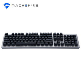 机械师(MACHENIKE) K550金属进阶版cherry轴有线机械键盘 全尺寸104键电竞游戏吃鸡合金版键盘 樱桃红轴