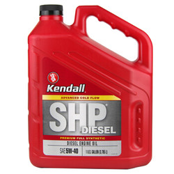 康度（Kendall）美国原装进口 SHP全合成柴机油 5W-40 CJ-4级 3.785L 汽车用品 *3件