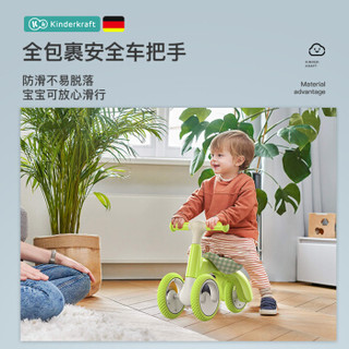 KinderKraft 德国儿童平衡车学步车可坐可滑行防侧翻 蓝色