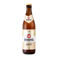 BINDING 冰顶 德国进口冰顶瓶装小麦啤酒500ml*12瓶整箱装
