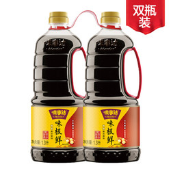 批发价：味事达(Master) 酱油 味极鲜特级生抽 点蘸凉拌酿造酱油 1.3L*2瓶 卡夫亨氏出品 *7件