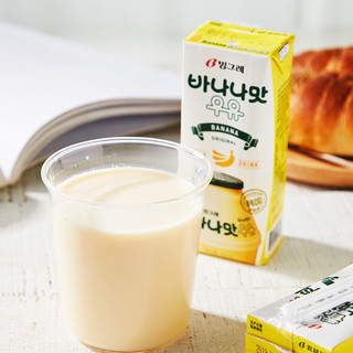 88VIP：Binggrae 宾格瑞 香蕉味牛奶风味乳品200ml*6盒网红儿童甜牛奶饮料 1件装