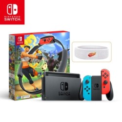 Nintendo Switch 健身环大冒险定制礼盒(红蓝主机 & 游戏套装 & 特典头带)