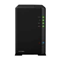 Synology 群晖 DS218play 两盘位NAS网络存储服务器+希捷醋狼8TBX2机械硬盘