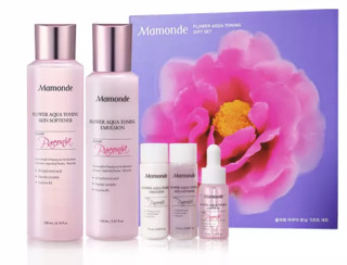 Mamonde 梦妆 花漾沁润水乳安瓶3件套装