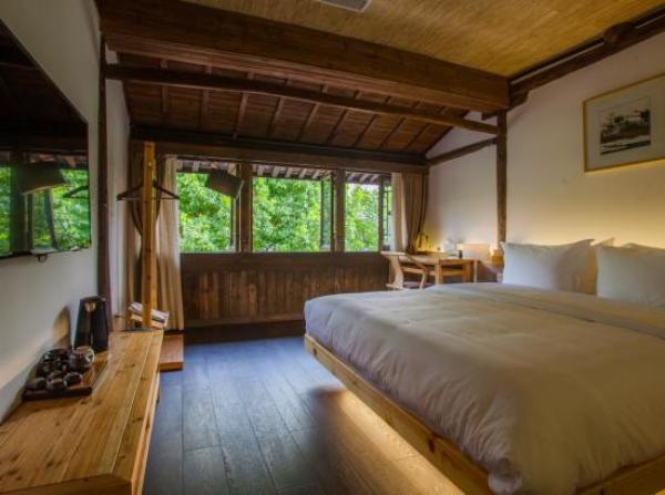 疯狂星期五塘栖古镇内杭州汐糖民宿榻榻米大床慵懒双床房1晚含早餐