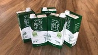 澳洲蒙牛进口纯牛奶1L*12/整箱全脂放养牧场高钙高蛋白 *2件