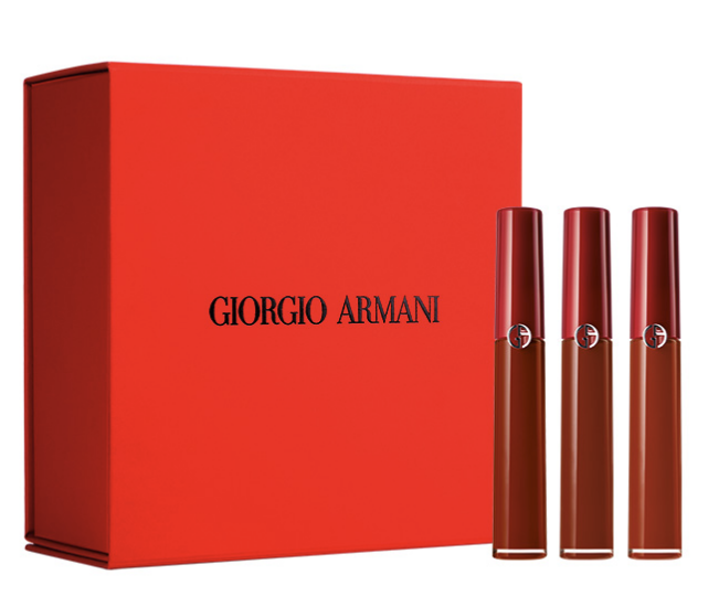 乔治·阿玛尼 GIORGIO ARMANIArmani/阿玛尼 红管3支装(#405F番茄红+#206陶土红棕+#416山楂红色)