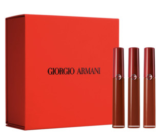 Armani/阿玛尼 红管3支装(#405F番茄红+#206陶土红棕+#416山楂红色)