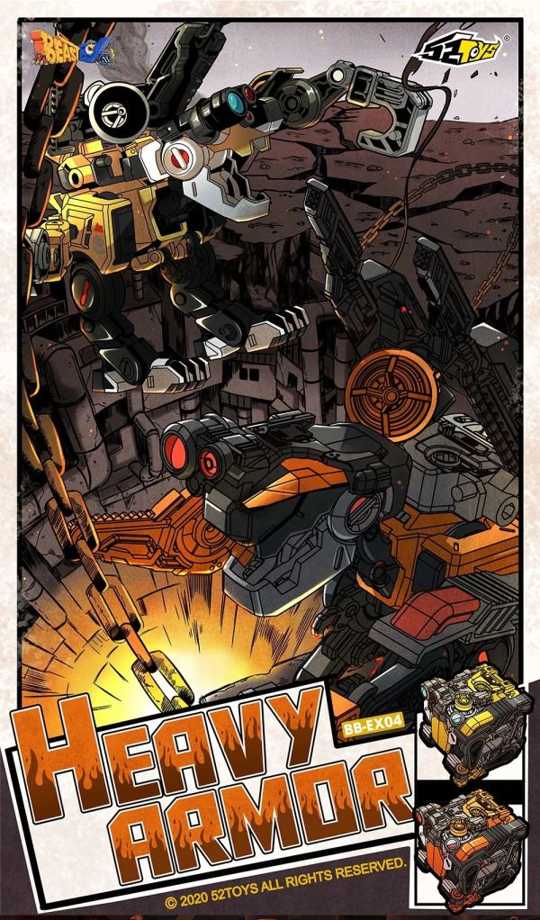 玩模总动员52toys猛兽匣系列dio重甲地狱潜将重甲