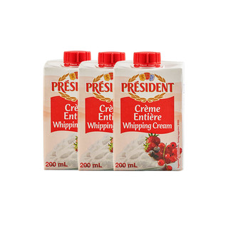 PRÉSIDENT 总统 淡奶油200ml