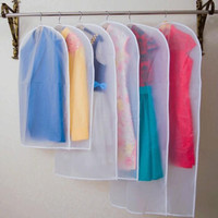衣服防尘罩可水洗家用挂衣袋加厚西装套5个装80*60cm(小号)