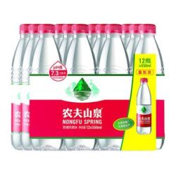 农夫山泉 饮用天然矿泉水 550ml*12瓶