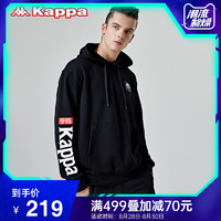 Kappa卡帕男款春秋运动卫衣休闲套头帽衫长袖外套|K0952MT02