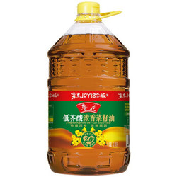 鲁花 食用油 低芥酸浓香菜籽油6.18L  *2件