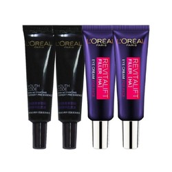 L'ORÉAL 欧莱雅 青春密码酵素精华肌底液*2+淡纹眼霜*2