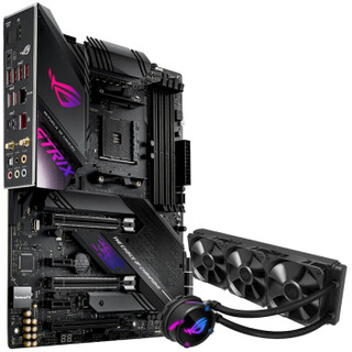 玩家国度(ROG)ROG STRIX X570-E GAMING 板载WIFI电竞主板 华硕 ROG STRIX LC飞龙360一体式CPU水冷散热器