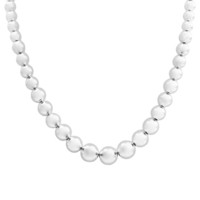 京东PLUS会员：蒂芙尼 Tiffany & Co HARDWEAR系列简约银色串珠项链 10579325