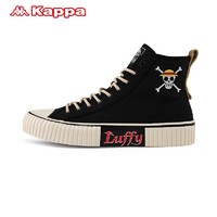 新品发售：Kappa 卡帕 航海王联名 KPCBGVS50C 情侣款串标高帮帆布板鞋