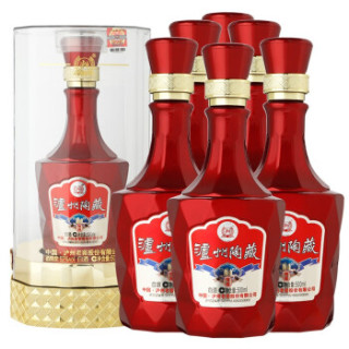 泸州老窖42度浓香型白酒6瓶*500ml整箱礼盒装
