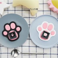 ZOMO PLUS 官方 原创设计 萌宠粉色猫爪 餐桌垫茶杯垫 防烫