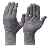 DECATHLON 迪卡侬 TREK 500 男士户外手套 173114-8390724 铅灰色/黑色/雪白