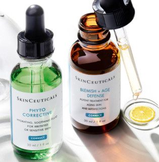 SKINCEUTICALS 修丽可 果酸焕活复颜精华液 祛痘植萃30ml+果酸30ml