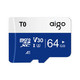 百亿补贴：aigo 爱国者 T0 V30 U3 microSDXC 存储卡 64GB