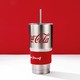 名创优品 可口可乐经典吸管不锈钢水杯 850ml