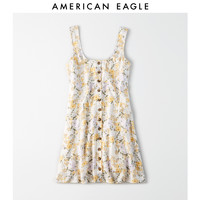 AEO夏季新款法式小个子方领吊带连衣裙女American Eagle0395_5448 *2件