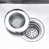 厨房水槽过滤网洗菜盆水池漏斗1个装(11.3cm通用型)