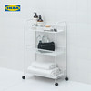 IKEA 宜家 HORNAVAN霍纳文收纳盒现代北欧卫生间储物收纳推车带脚轮