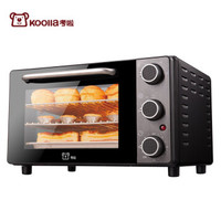 考啦（Koolla）18BG02 家用多功能电烤箱迷你18升台式烘焙烤箱上下独立控温