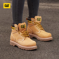 CAT卡特女鞋经典黄靴女透气防滑防水耐磨休闲靴马丁靴女专柜同款