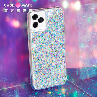 Case Mate手机壳适用于苹果iPhone11 Pro Max闪亮星尘ins透明时尚