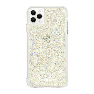 Case Mate手机壳适用于苹果iPhone11 Pro Max闪亮星尘ins透明时尚