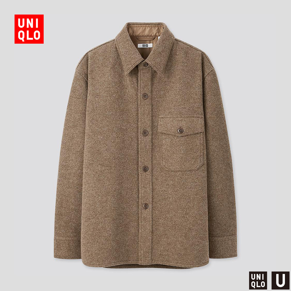 uniqlo 优衣库 432963 男装 摇粒绒衬衫式茄克