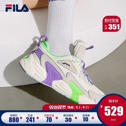 FILA 斐乐官方 SWARM情侣篮球鞋 2020秋新款运动鞋女鞋漩涡男鞋 *2件