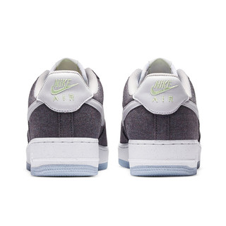 NIKE 耐克 Air Force 1系列  Air Force 1 '07 男士运动板鞋 CN0866-002 铁灰/微黄绿/天青石蓝/白色 42