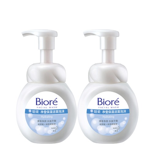 Biore 碧柔 净莹保湿泡沫洗面奶 160ml*2