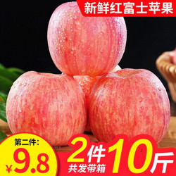 SHUNONGLIAN/蔬农联 红富士苹果  2.5kg 单果75-90mm