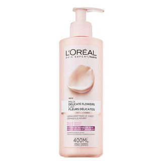 凑单品、银联返现购：L'OREAL PARIS 巴黎欧莱雅 玫瑰茉莉卸妆乳 400ml