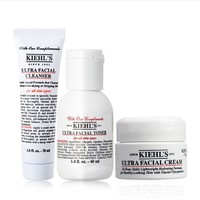 Kiehl's 科颜氏 高保湿清爽系列旅行小样三件套装 (洁面啫喱30ml+精华爽肤水40ml+面霜7ml)